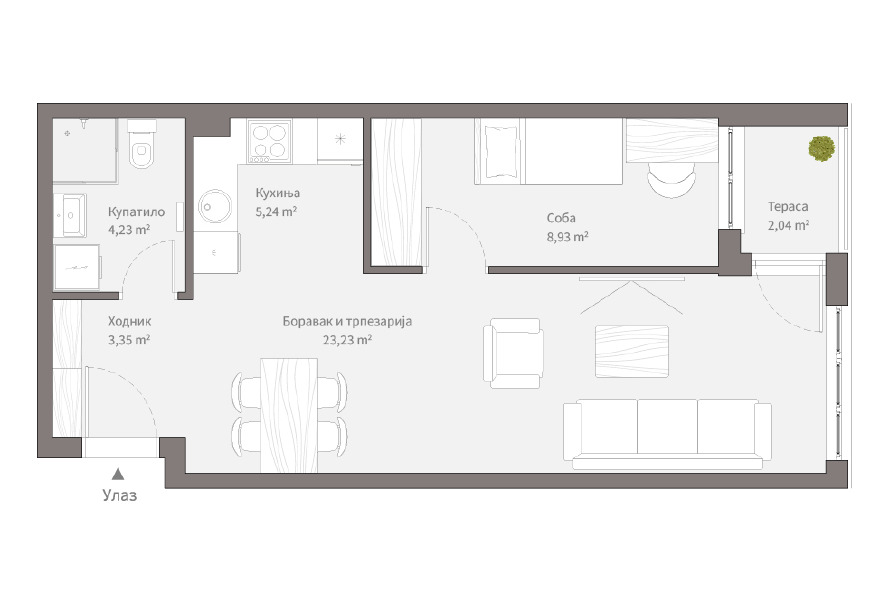 Фаза 3 | Једноипособни станови | 5.1.7 - 5.4.7.