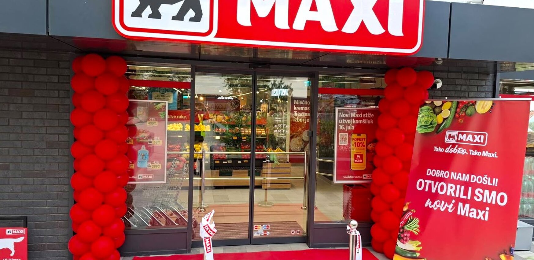 Вртови Церака богатији за нови MAXI маркет